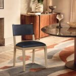 Avon Vegan Leather Dining Side Chair