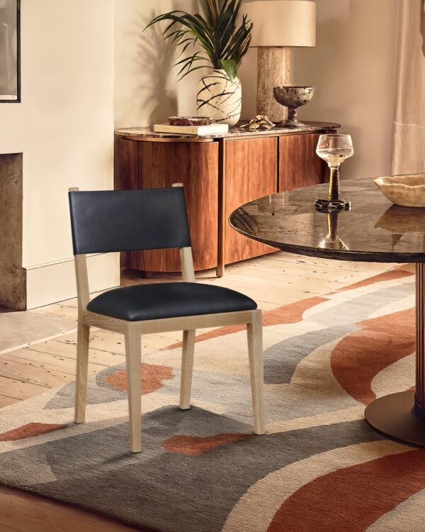 Avon Vegan Leather Dining Side Chair