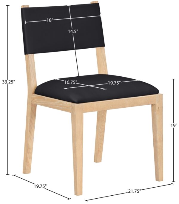 Avon Vegan Leather Dining Side Chair