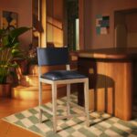Avon Vegan Leather Counter Stool