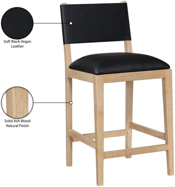 Avon Vegan Leather Counter Stool