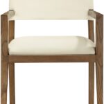 Avon Vegan Leather Dining Arm Chair