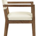 Avon Vegan Leather Dining Arm Chair