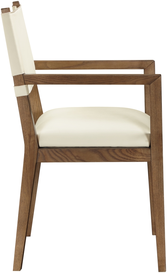 Avon Vegan Leather Dining Arm Chair