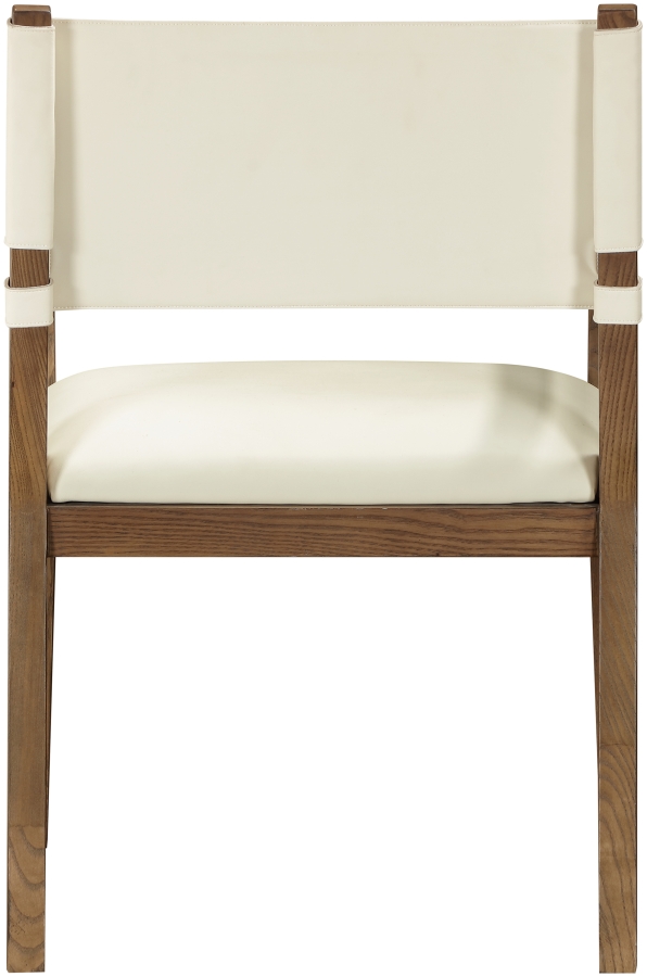 Avon Vegan Leather Dining Arm Chair