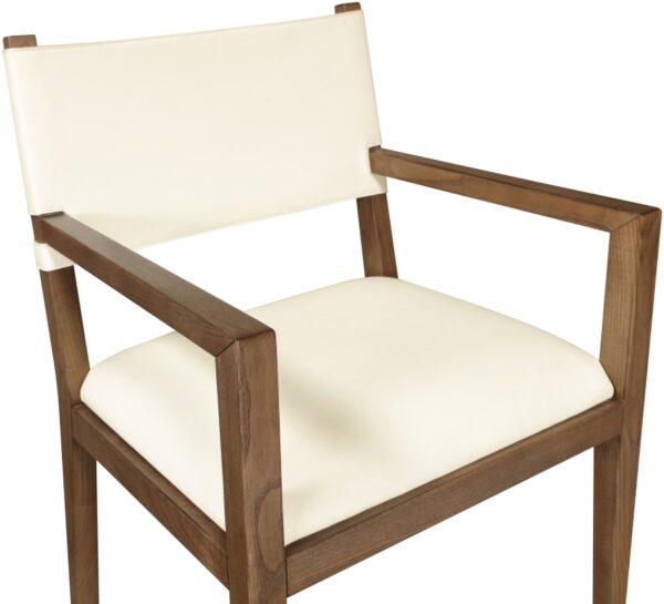 Avon Vegan Leather Dining Arm Chair