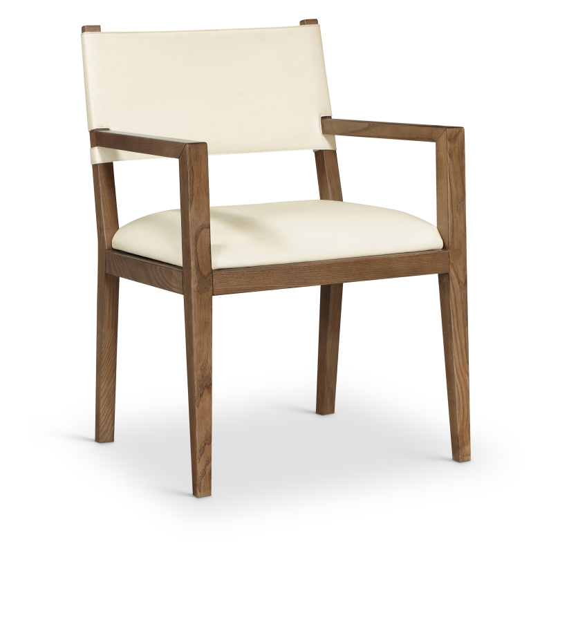 Avon Vegan Leather Dining Arm Chair
