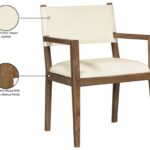 Avon Vegan Leather Dining Arm Chair