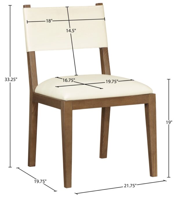 Avon Vegan Leather Dining Side Chair
