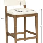 Avon Vegan Leather Counter Stool