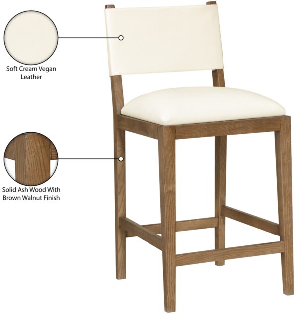 Avon Vegan Leather Counter Stool