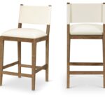 Avon Vegan Leather Counter Stool