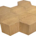 Eternal Oak Wood 6pc. Modular Coffee Table