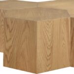 Eternal Oak Wood 6pc. Modular Coffee Table