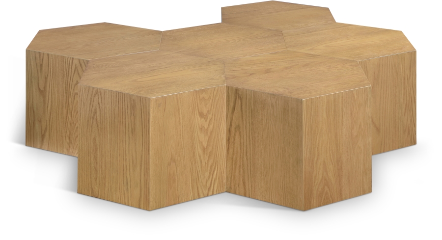 Eternal Oak Wood 6pc. Modular Coffee Table