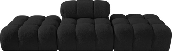 Ames 102" Boucle Fabric Upholstered 3pc. Modular Sofa