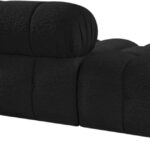 Ames 102" Boucle Fabric Upholstered 3pc. Modular Sofa