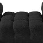 Ames 102" Boucle Fabric Upholstered 3pc. Modular Sofa