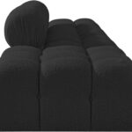 Ames 136" Boucle Fabric Upholstered 4pc. Modular Sofa