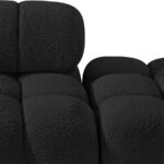 Ames 136" Boucle Fabric Upholstered 4pc. Modular Sofa