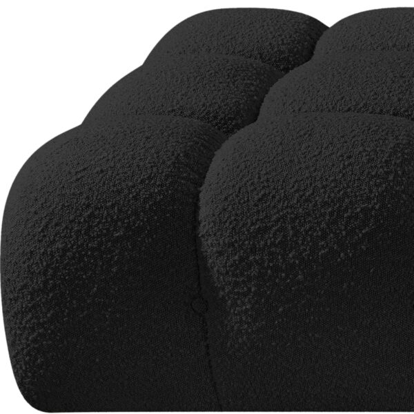 Ames 136" Boucle Fabric Upholstered 4pc. Modular Sofa