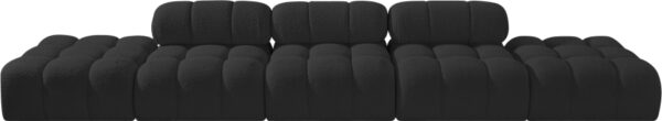 Ames 170" Boucle Fabric Upholstered 5pc. Modular Sofa