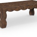 Vassa Burl Veneer Coffee Table