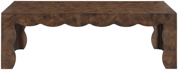 Vassa Burl Veneer Coffee Table