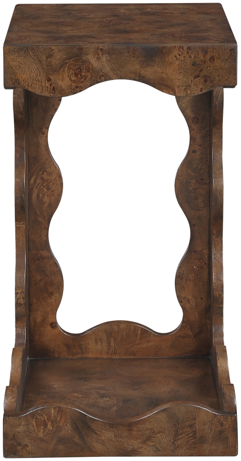 Vassa Burl Veneer End / Side Table