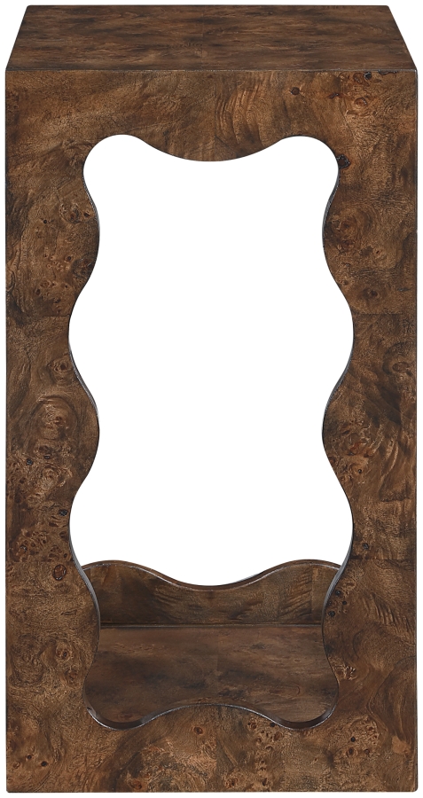 Vassa Burl Veneer End / Side Table