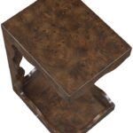Vassa Burl Veneer End / Side Table
