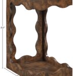Vassa Burl Veneer End / Side Table