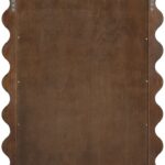 Vassa Burl Veneer Framed Mirror