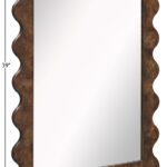 Vassa Burl Veneer Framed Mirror