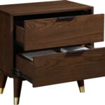 Vance Solid Wood And Ash Veneer Night Stand