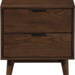 Vance Solid Wood And Ash Veneer Night Stand