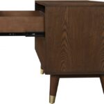 Vance Solid Wood And Ash Veneer Night Stand
