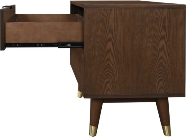 Vance Solid Wood And Ash Veneer Night Stand