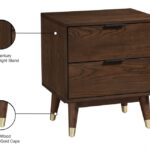 Vance Solid Wood And Ash Veneer Night Stand