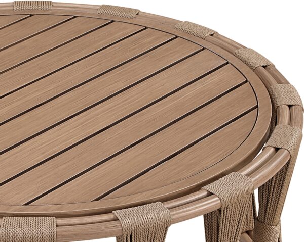 San Pietro Aluminum Outdoor Patio Coffee Table