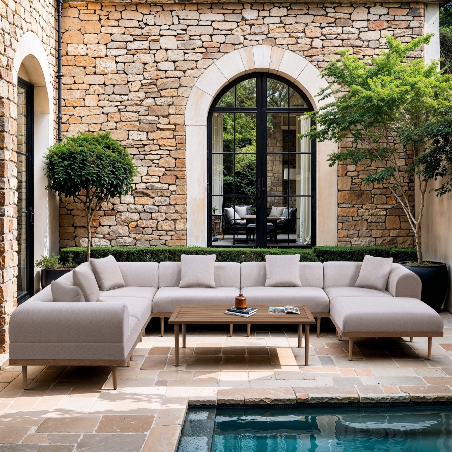 Laguna Aluminum Outdoor Patio Coffee Table