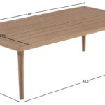 Laguna Aluminum Outdoor Patio Coffee Table