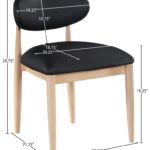 Riccio Vegan Leather Upholstered Dining Side Chair