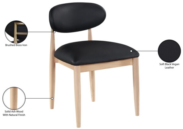 Riccio Vegan Leather Upholstered Dining Side Chair