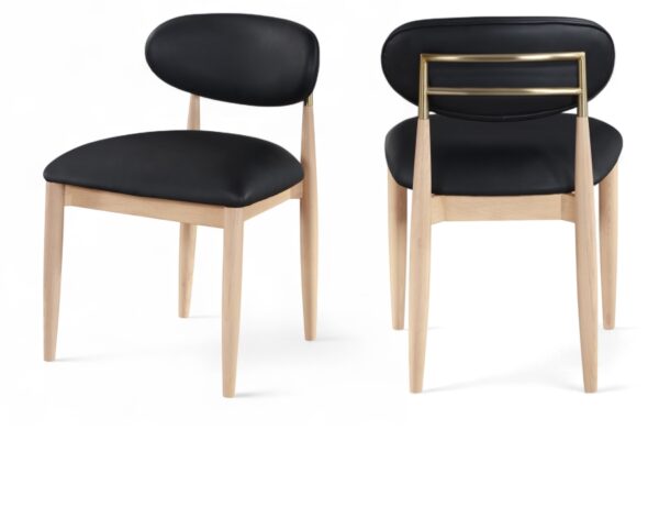 Riccio Vegan Leather Upholstered Dining Side Chair