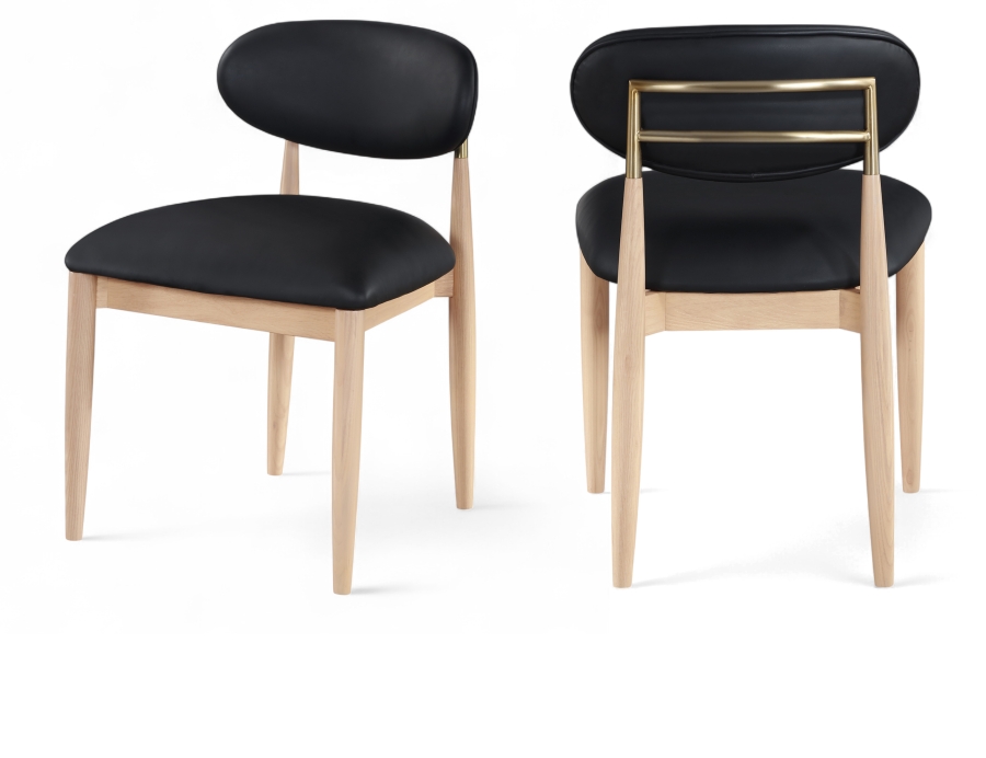 Riccio Vegan Leather Upholstered Dining Side Chair