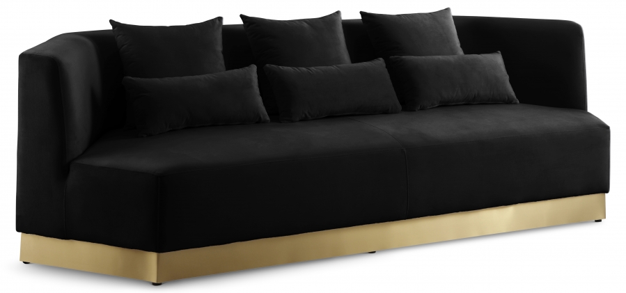 Marquis 93" Velvet Upholstered Sofa