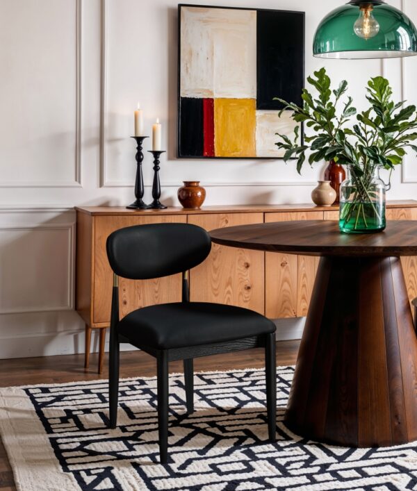 Riccio Vegan Leather Upholstered Dining Side Chair
