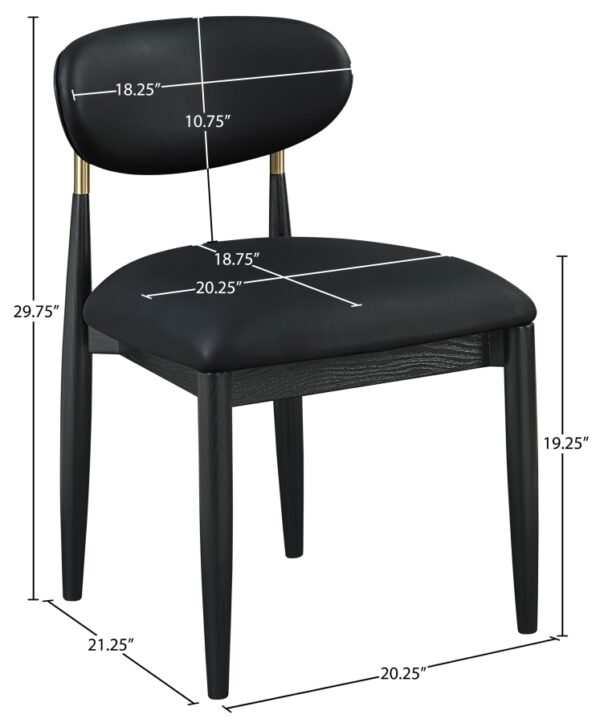 Riccio Vegan Leather Upholstered Dining Side Chair