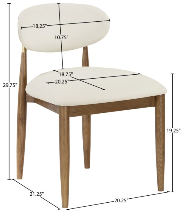 Riccio Vegan Leather Upholstered Dining Side Chair